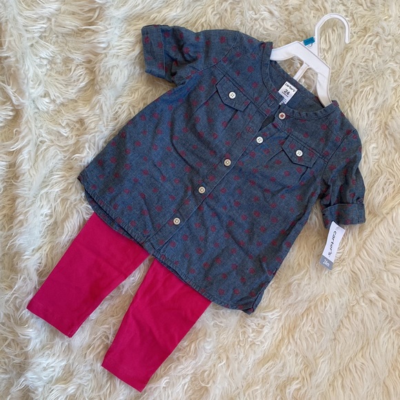 ππππππ§‘NWT Carters Girl 3 piece Set Size 24Mππ€πππ - Picture 5 of 12